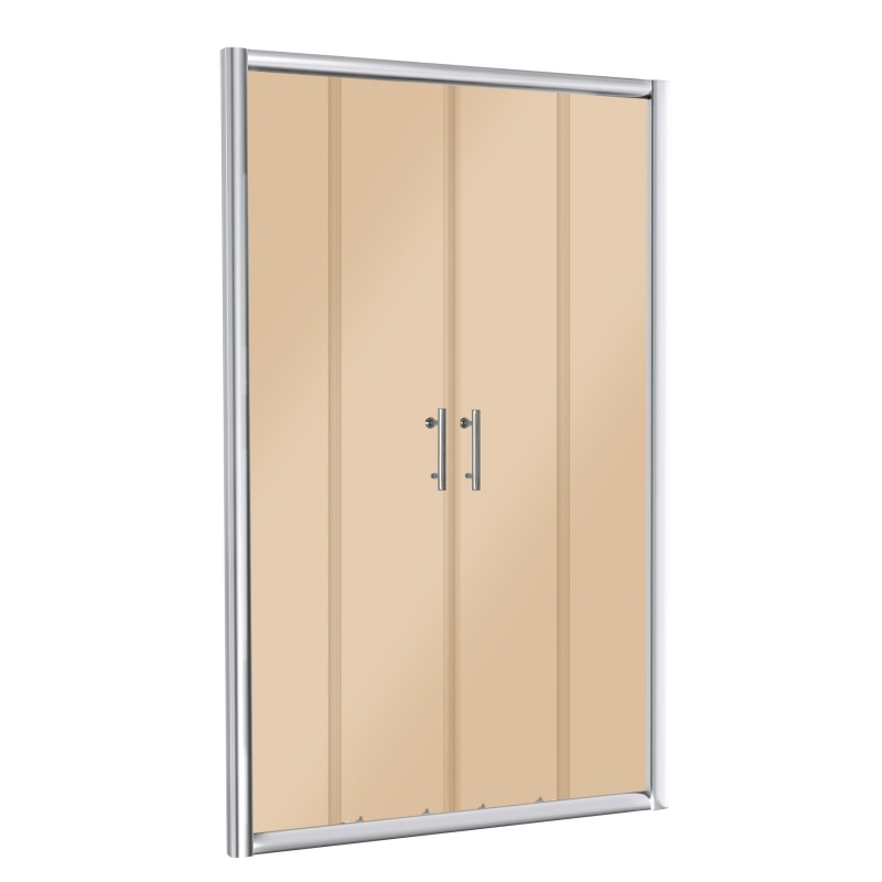 drzwi wnękowe szklane Aina 140 B (brąz.)