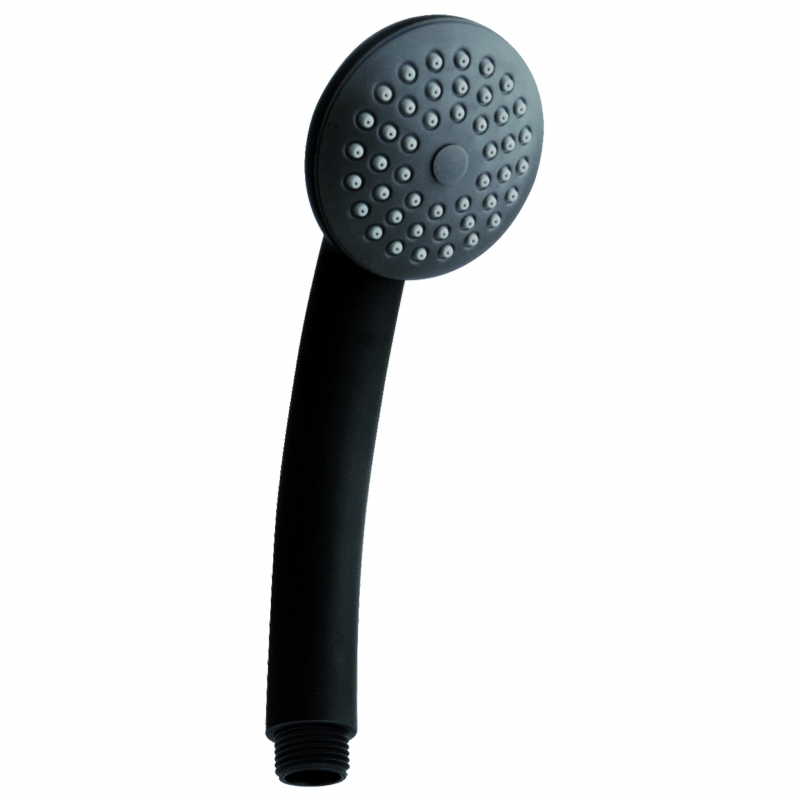 Słuchawka natryskowa Cuba, czarna (1-strumieniowa)