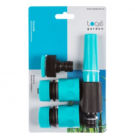 Zestaw ogrodowy B-09 (wózek, wąż Cascada 30m, komplet zraszający ZR-01S1)