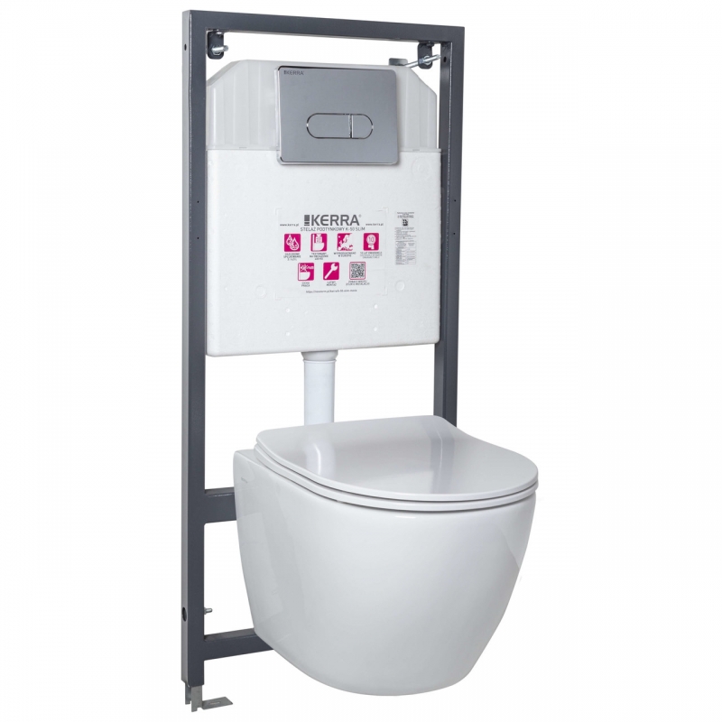 Zestaw podtynkowy WC Delos/Pacific CHR