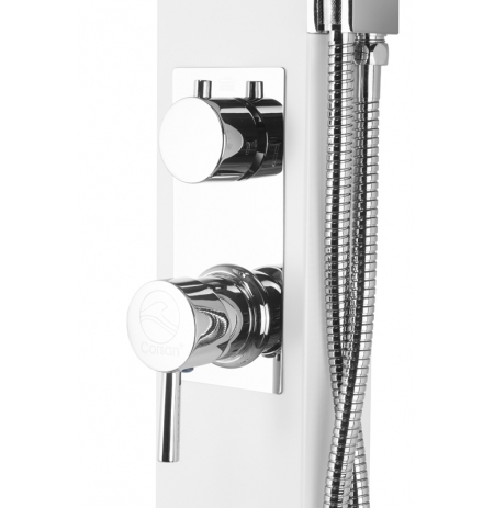 Panel prysznicowy Corsan Tosca A052 biały