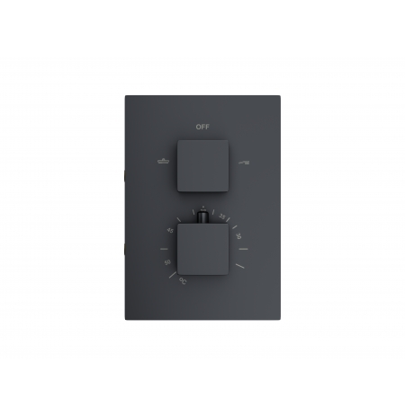 Prysznicowa bateria podtynkowa Corsan CMT01BL czarna