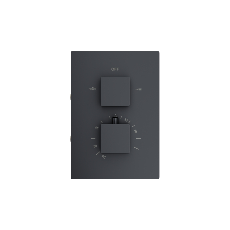 Prysznicowa bateria podtynkowa Corsan CMT01BL czarna