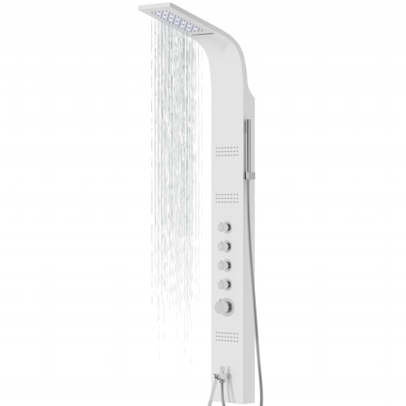 Corsan Led Kaskada A013 Mieszacz Biel Deszczownica LED Wylewka