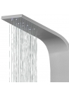 Panel prysznicowy Corsan ALTO Termostat Srebrny Deszczownica LED