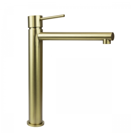 Bateria umywalkowa Corsan CMB7512BGL Lugo wysoka Złoto Szczotkowane