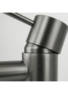 Bateria wannowa 3 otworowa Corsan CMB7542GM Lugo z wylewką i słuchawką prysznicową GunMetal