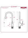 Bateria Corsan CMB7563BL Lugo czarna