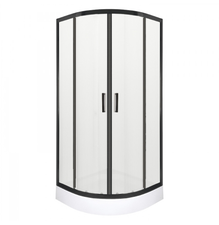 Kabina prysznicowa z brodzikiem XN Soho 80 (czarna)