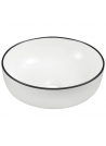 Umywalka nablatowa Kerra KR-98 WH/BL
