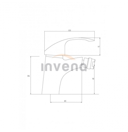 Bateria bidetowa Invena Nea BB-83-001