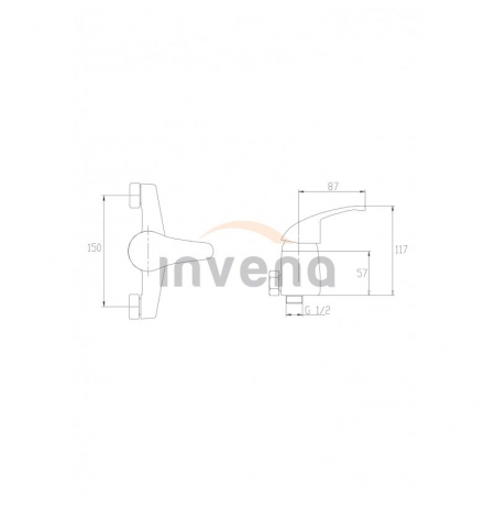 Bateria natryskowa Invena Perea BN-05-001